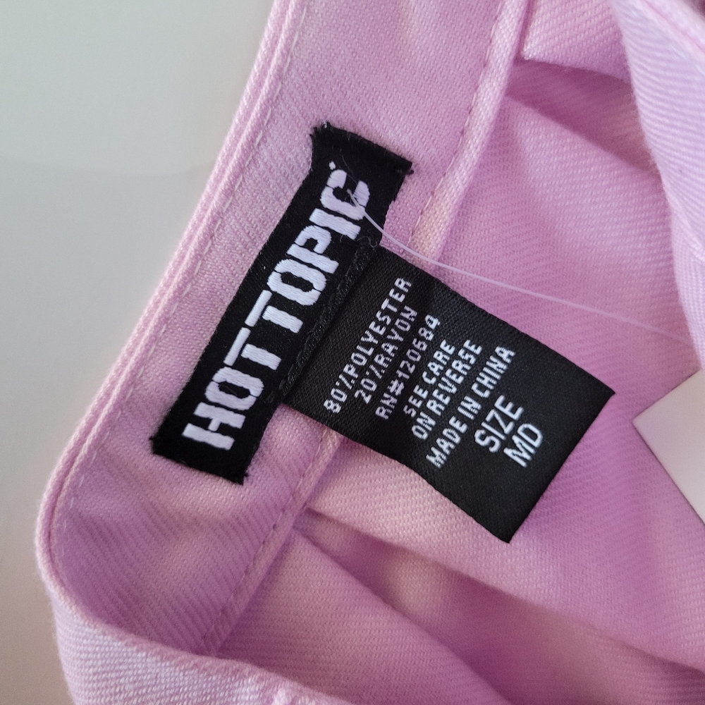 💗 New! HOT TOPIC Pleated Cargo Mini Skirt, Size MD - New!! - Picture 3 of 6